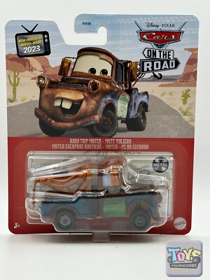 Disney Pixar Cars ROAD TRIP MATER New Smiling Face And Raised New