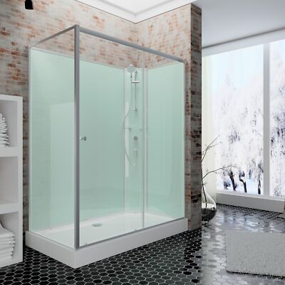 Schulte Ibiza Wellnesskabine Komplettdusche 120 x 80 cm / 204 cm,...