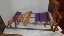 Antique vintage old crafters weaving loom parts made in the 60S