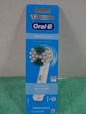 Oral-B Daily Clean Electric Toothbrush Replacement Brush Heads Refill, 5 Count