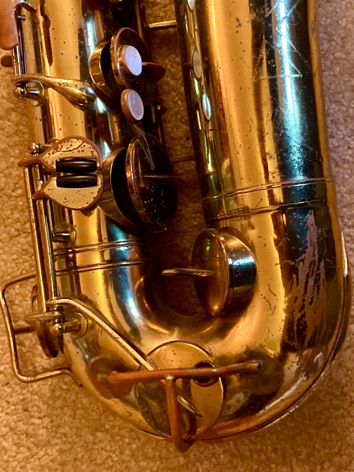 Holton Collegiate Tenor Sax; Protec Case, Rico B5 Mouthpiece, Vandoren