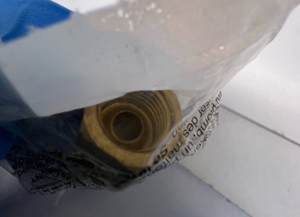 QTY 6 Edelmann STD To Dual Master Cyl Brake Fitting 258450 1/4" Female X 5/16" M - Image 4 of 4