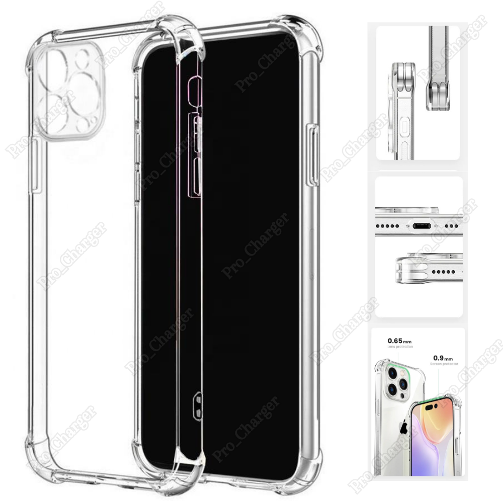 Clear Shockproof Phone Case Cover Lot For iPhone 16 15 14 13 12 11Pro XR X 8 7 6