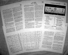 1945-69 Lionel PW No. 5C Test Set Operating Manual and Schematic Diagram
