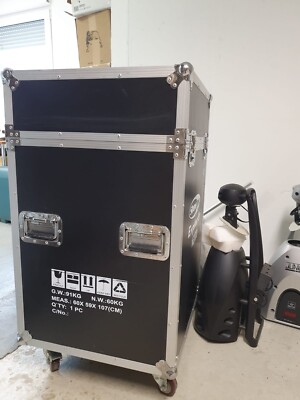 Case Showtec 7x Stück Explorer 1200 Transportcase Kabelcase mit Rollen stapelbar