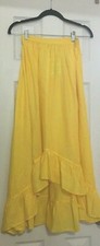 Camaroha Sutra Goddess Dress/Skirt, Yellow, 100% Rayon NWT