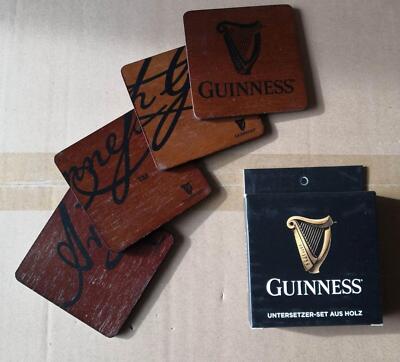 Guinness Bier Untersetzer, Holz, Bar, Party, Arth Guinness, Deko,  Neu!
