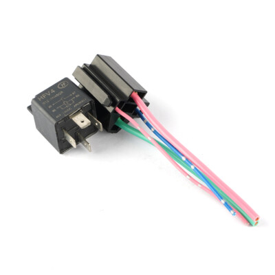 1Pce HONGFA HFV4-012-1H4SGR Power Relay 12VDC 4Pins 40A WIth AVK01-4P Cable