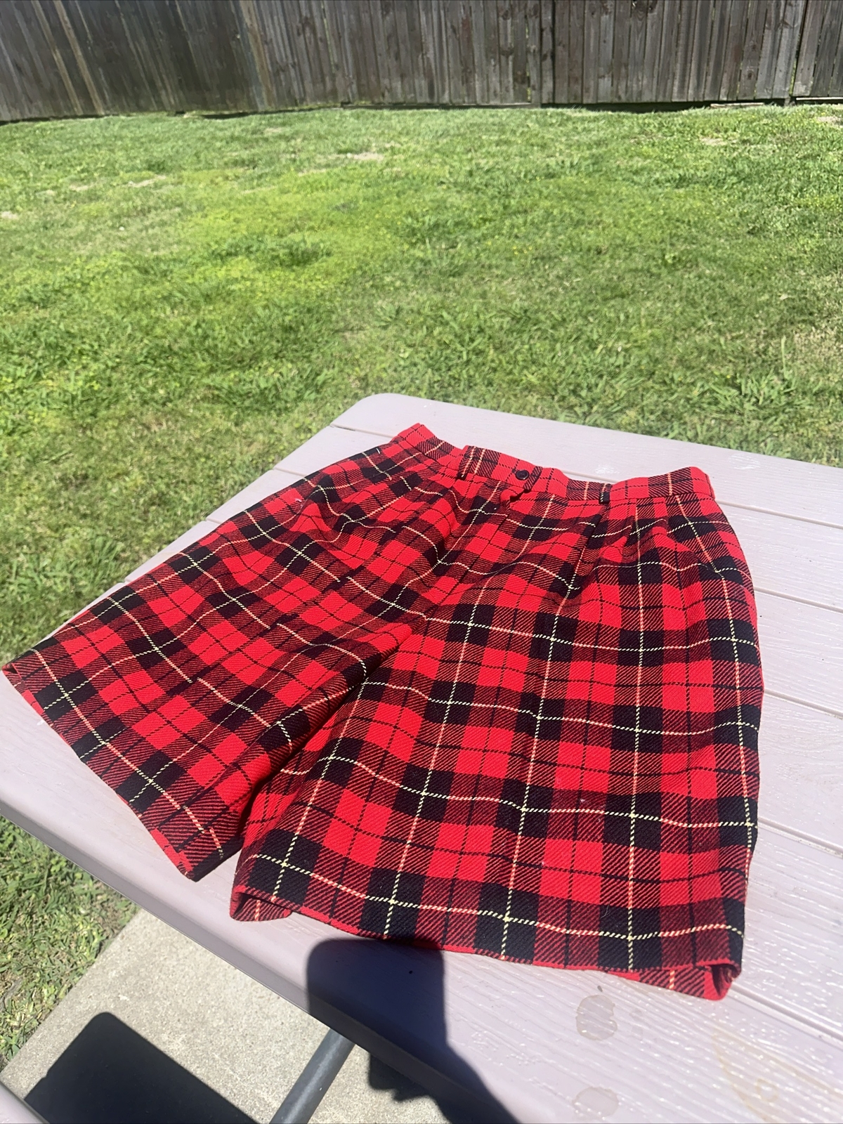 PENDLETON Authentic Wallace Tartan Lined Shorts 1… - image 1