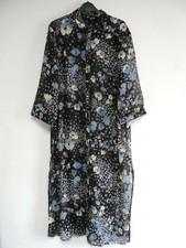 Simple Be Midi Shirt Dress Floral Size UK 18 NH10 LL 14