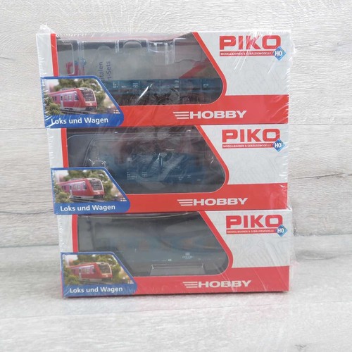 PIKO 73002-1 + -2 + -3 - H0 - DB - 3-tlg. Set Bauzug - OVP - #BE85532 | Condition: Gebraucht