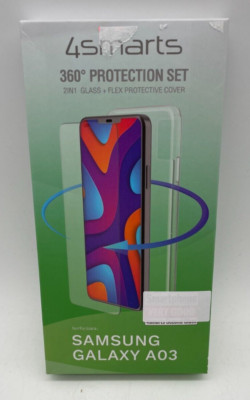 4smarts 360° Protection Set 2in1 Glass Flex Protective Cover Samsung Galaxy A03