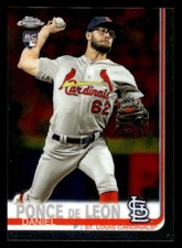 2019 Topps Chrome #75 Daniel Ponce de Leon Rookie Card St. Louis Cardinals