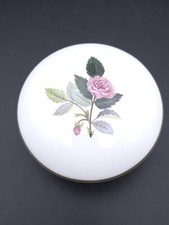 Wedgwood The Hathaway Rose Medium Runde Schmuckschatulle 1. Qualit&auml;t mit Box