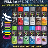 All Purpose Spray Paint Aerosol Matt Gloss Satin Primer Metal Wood Plastic -B0
