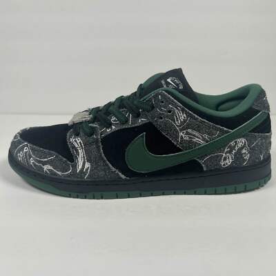 Men's Size 11.5 - Nike SB Dunk Low x THERE Skateboards Black Men's Size 11.5 - Nike SB Dunk Low x THERE Skateboards Black