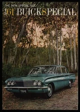 1961 New Buick Promo Litho Letterpress Auto Photo Souvenir 112321WEEM