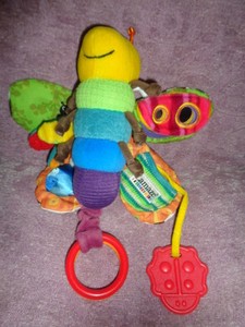 Baby Bug Lamaze Freddie Firefly Sensory Colorful plush rattle teething toy