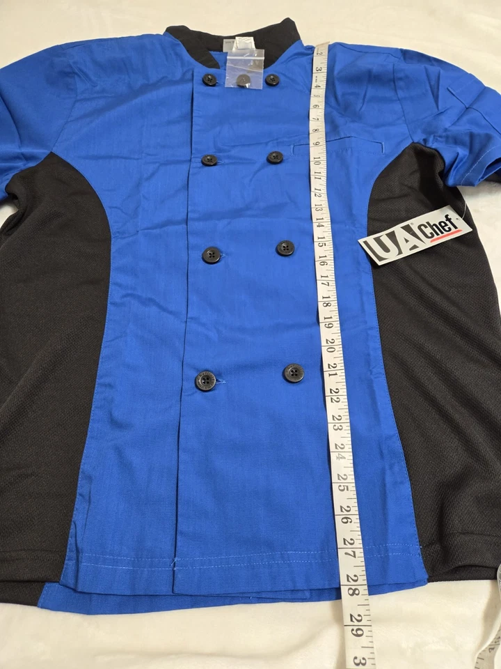 UA Uniforms Men’s Chefs Shirt Pocket Work Uniform Size Small - Image 2 of 4