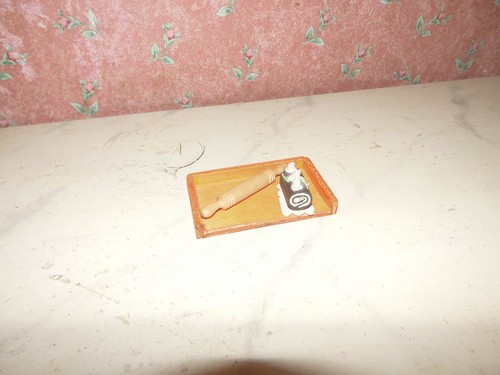 Melody Jane Puppenhaus-Zubehör – Bäckerei-Tabletts, Miniatur-Küchenzubehör, Maßstab 1:12