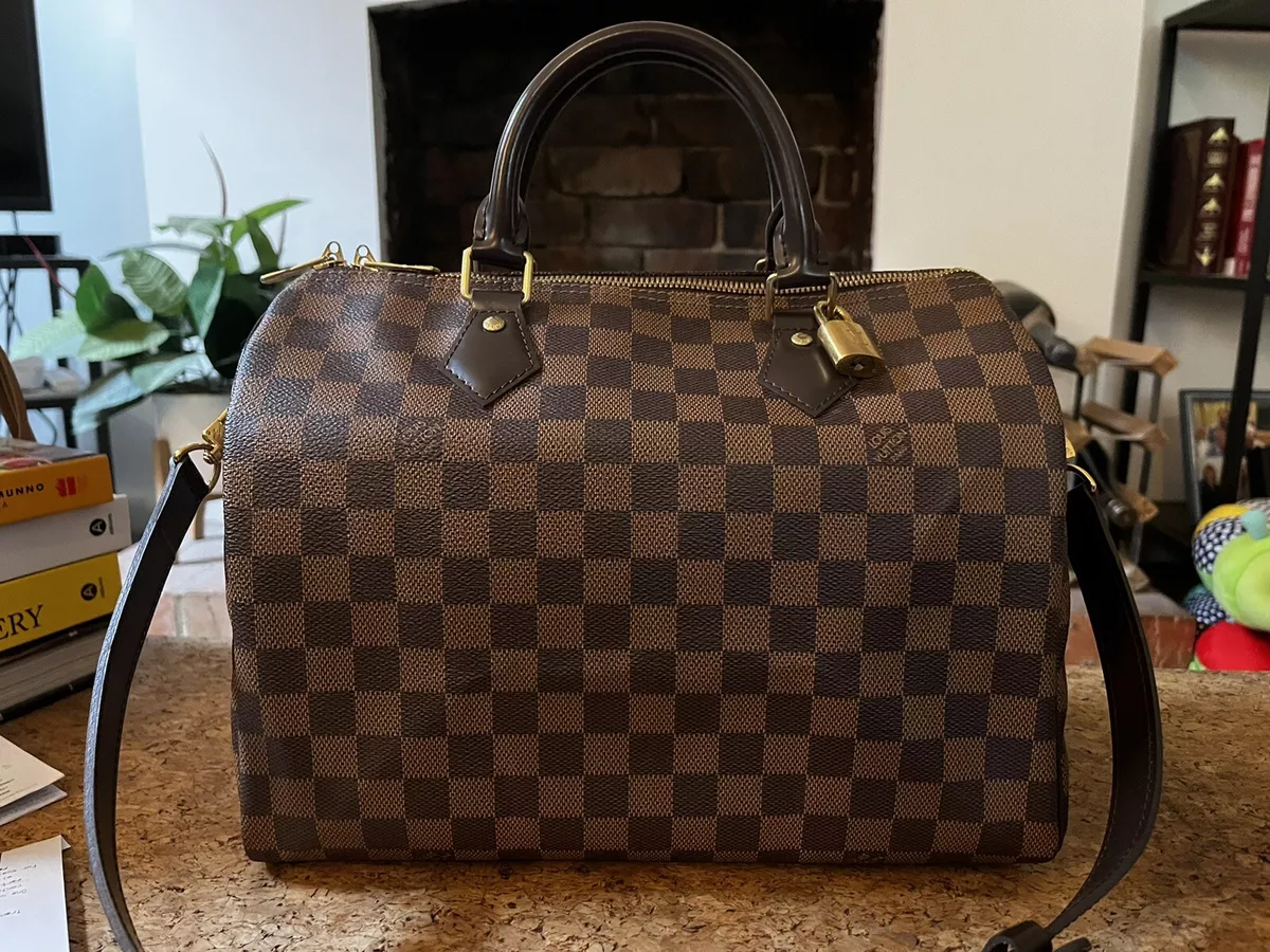 Louis Vuitton Speedy Bandouliere 30 Damier Ebene