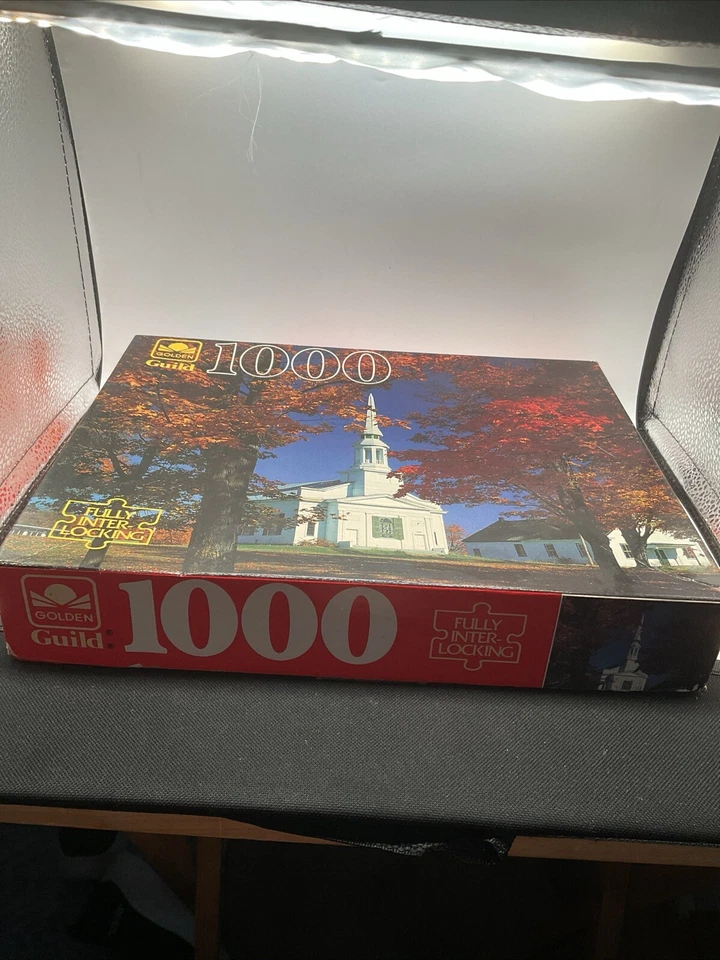 Golden Guild - Vintage Lunenburg Vermont Jigsaw Puzzle - 1000 Pc 4710-53 - Image 3 of 4