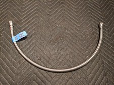 3/8" Stainless Braided PTFE Hose 37  JIC Female Flare Swivel Fitting 6 6 29"
