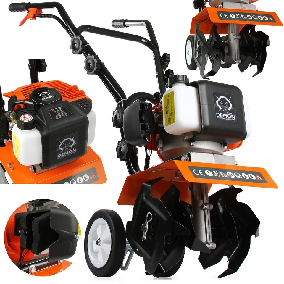 Benzin Bodenfräse Gartenhacke Kultivator Motorhacke Gartenfräse Bodenhacke 30cm - Bild 2 von 4