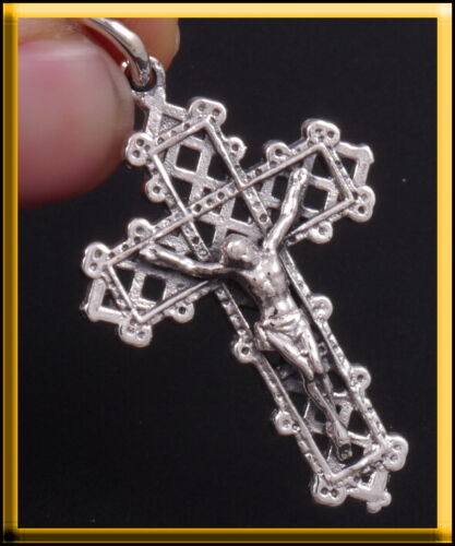5g CRUZIFIX KREUZ JESUS 925 STERLING MASSIV SILBER HERREN DAMEN ANHÄNGER NEU - Bild 12 von 12