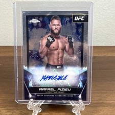 2024 Topps Chrome UFC Rafael Fiziev UFC Signatures Auto Autograph #FNA-RFI
