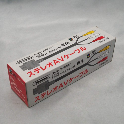 Nintendo Stereo AV cable Official Boxed For Nintendo console system Tested Works - Picture 5 of 10