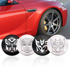 4x 56mm Transformers Autobot Decepticon Car Wheel Center Hub Cap Stickers 2.2