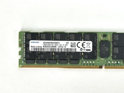 Samsung 1x 128GB 4DRx4 PC4-2933Y-L ECC LRDIMM DDR4 RAM Memory