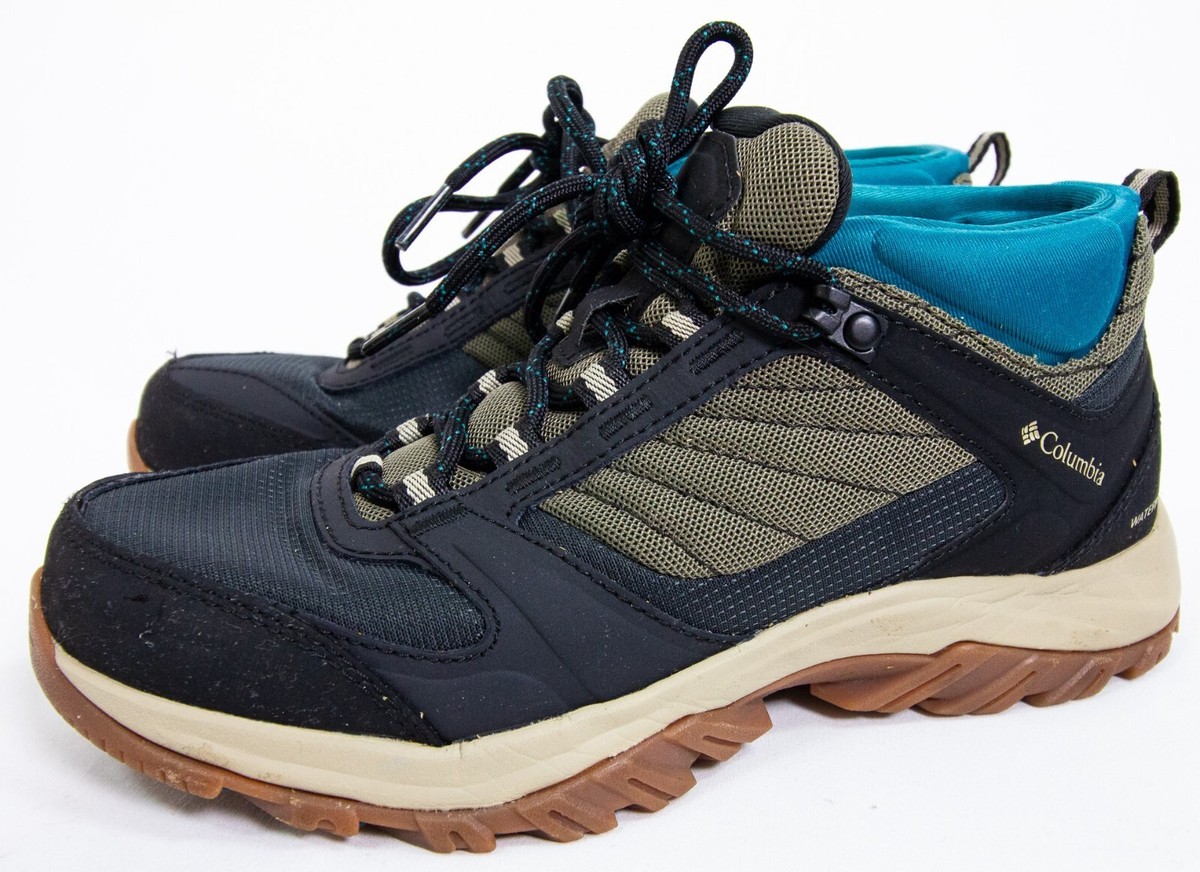 Columbia Terrebonne Omni-Tech Lace Up Gray Hiking Boot Women