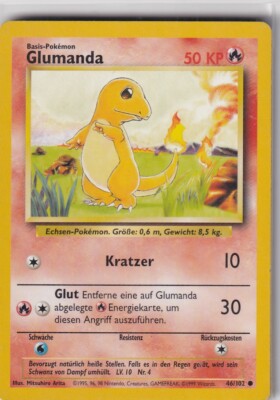 glumanda pokemon card value Amazon.com: Pokemon - Charmander (9/108)