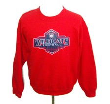 ARIZONA WILDCATS Men's Size Large Red Vintage 90's Graphic Sweatshirt Football