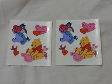 Sandylion Stickers  Winnie The Pooh, Eeyore  2 Collectible Prizmatic Square