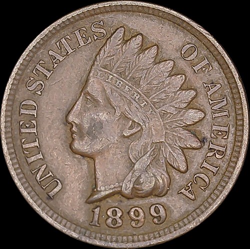 1899 1C Indian Head Cent Uncertified Circulated BN
