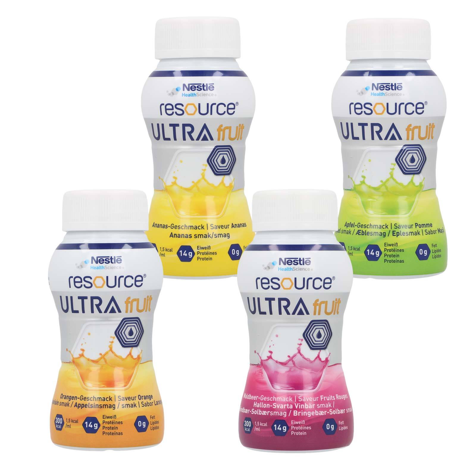 Resource Ultra Fruit 24x200ml Mischkarton PZN 17396976 (11,86 EUR/l)
