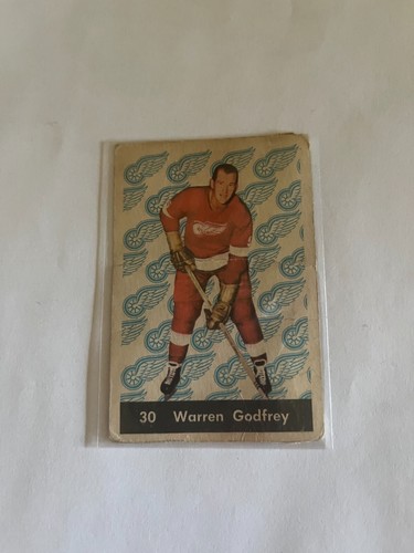 Warren Godfrey #30 1961 Parkhurst card