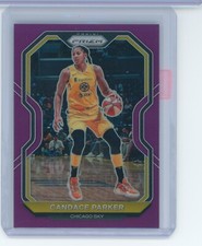 2021 Panini Prizm WNBA #76 Candace Parker Purple Prizm /99