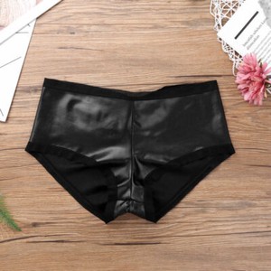 Sólido Sexy Para Mujer De La Bra Conjunto De Ropa Interior De Cuero De La  Cremallera Del Mono Con Liguero Y Tanga Conjunto De Lencería Y Ropa De  Dormir De Mama Conjunto