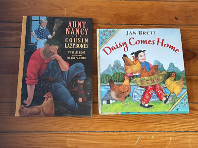 Lot of DAISY COMES HOME Brett AUNT NANCY AND COUSIN LAZYBONES Root Hardcover Boo