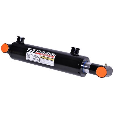 Hydraulic Cylinder Welded Double Acting 2.5'' Bore 6'' Stroke Cross Tube 2.5x6