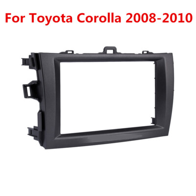2DIN Radio Stereo DVD Dash Installation Frame Bezel For Toyota Corolla 2008-2010