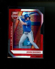 2021 Elite Extra Edition Prime Numbers C Die Cut #76 John Rhodes /192