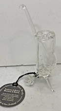 CHRISTECHURCH GLASS WORKS MINIATURE GLASS GOLF BAG NEW ZEALAND L1