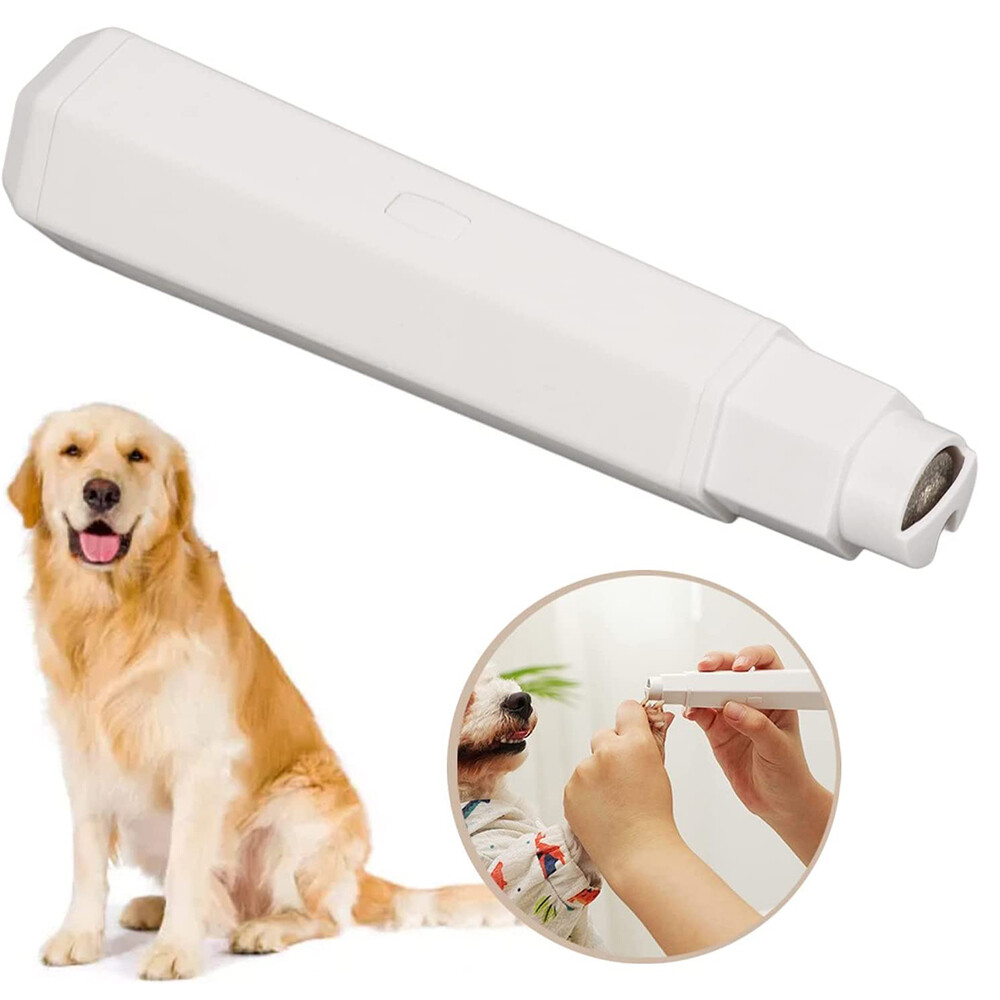 Electric Dog Toe Nail File Grinder Clippers Pet Cat Claw Grooming