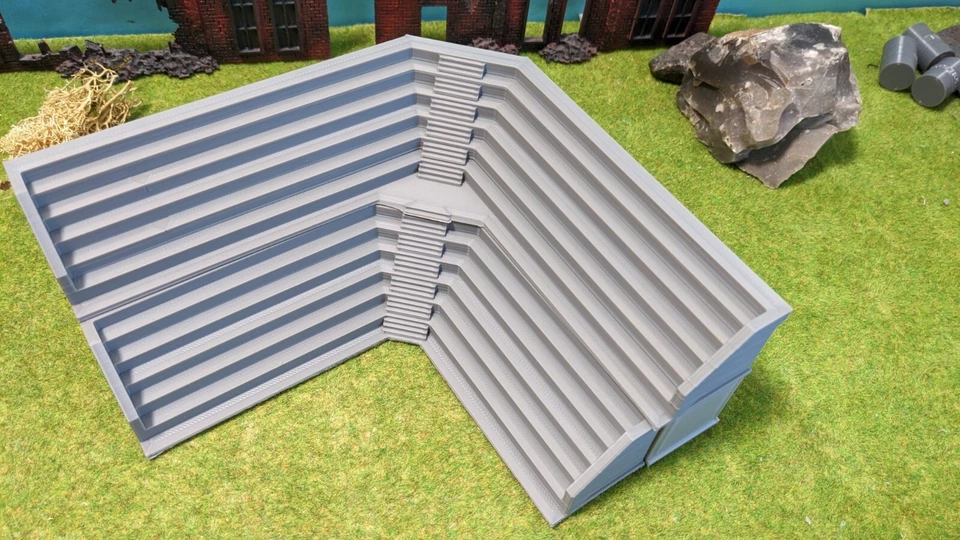 Modell Tribüne für Figuren Shows Zirkus Autorennen - Erweiterbar - 1/87 1/72 - Bild 3 von 4