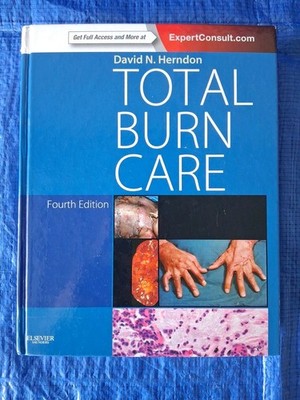 TOTAL BURN CARE: Fourth Edition (Hardcover) David Herndon - NEW w/ Unused Code